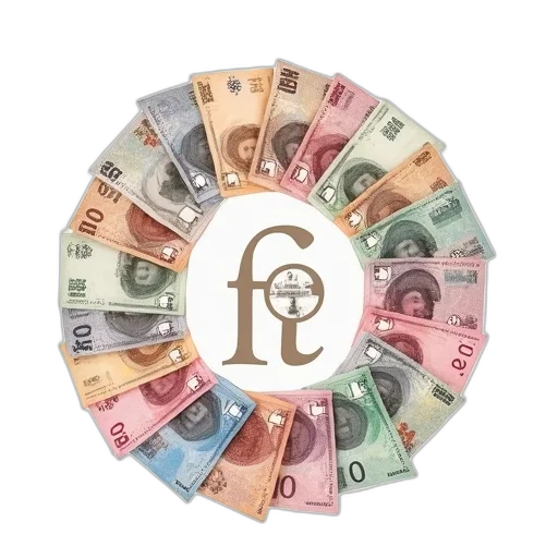 ten, different, british, currency transparent PNG cut-out