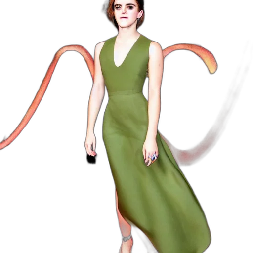dress, staff, creature, animal transparent PNG cut-out