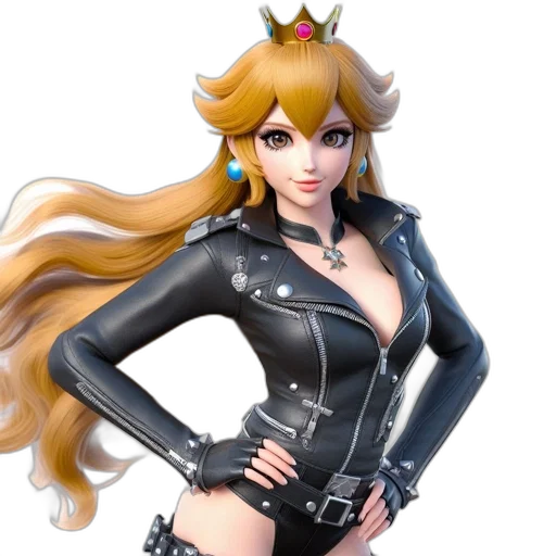 crown, dress, 3d render, concept art transparent PNG cut-out