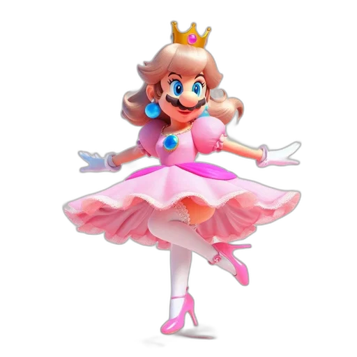crown, dress, staff, weapon transparent PNG cut-out
