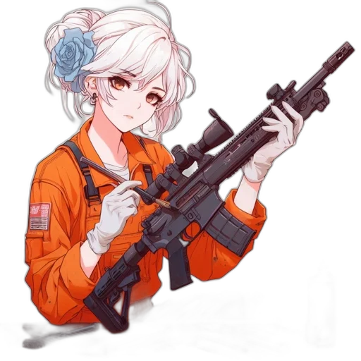 weapon, staff, jacket, animal transparent PNG cut-out