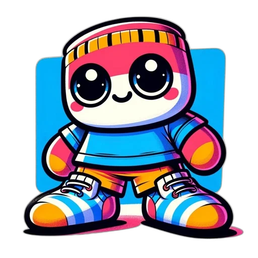 robot, pixel art, concept art, cartoon transparent PNG cut-out