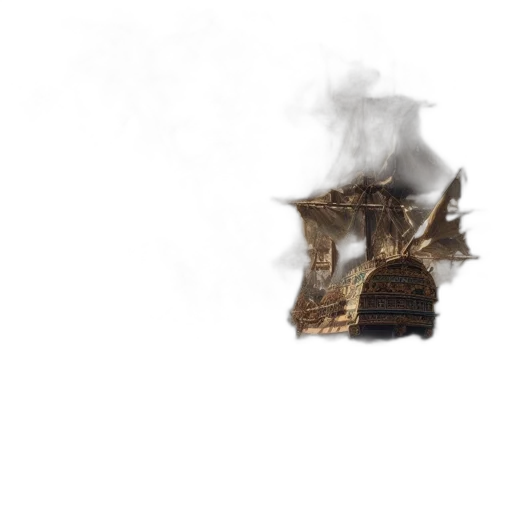 building, dragon, mask, crown transparent PNG cut-out
