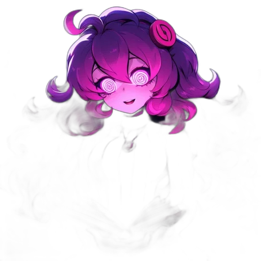 creature, mask, hair, face transparent PNG cut-out