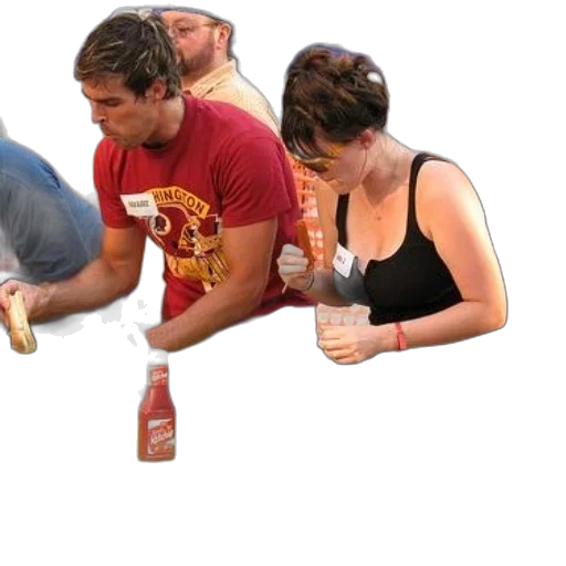 bottle, food, staff, photorealistic transparent PNG cut-out