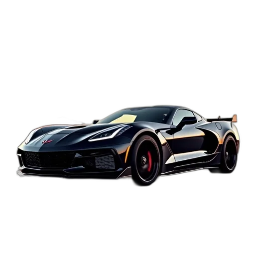 car, weapon, 3d render, photorealistic transparent PNG cut-out