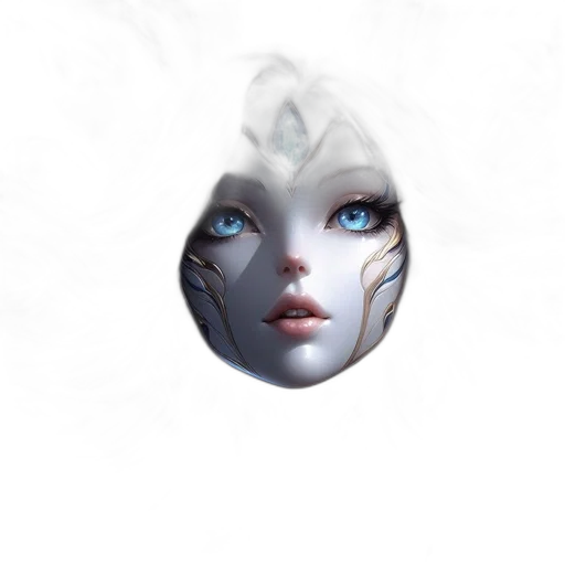 mask, face, creature, robot transparent PNG cut-out