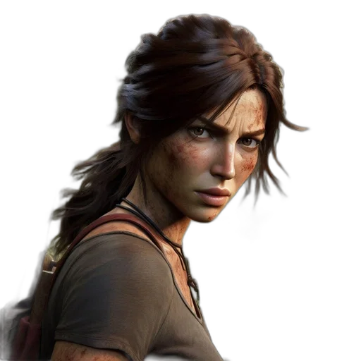 face, concept art, photorealistic, fantasy art transparent PNG cut-out