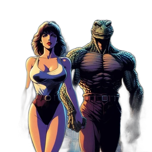 comic book art, concept art, fantasy art, pixel art transparent PNG cut-out