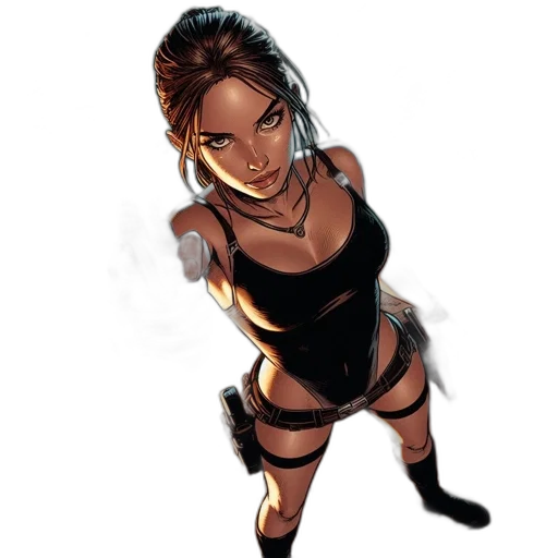 comic book art, concept art, fantasy art, cartoon transparent PNG cut-out