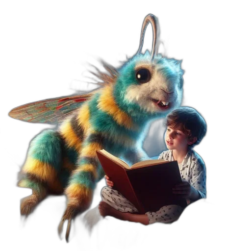 creature, dragon, animal, staff transparent PNG cut-out