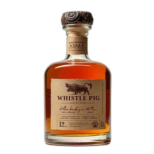 bottle, photorealistic, whistle, pig transparent PNG cut-out