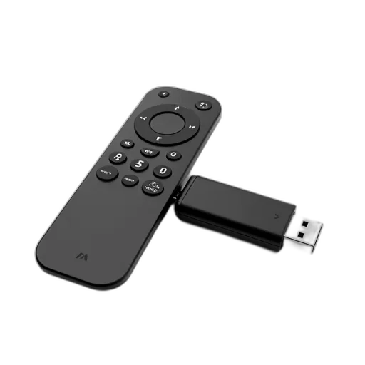 weapon, 3d render, black, remote transparent PNG cut-out