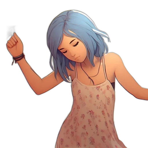 dress, staff, concept art, pixel art transparent PNG cut-out