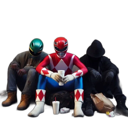 mask, jacket, robot, concept art transparent PNG cut-out