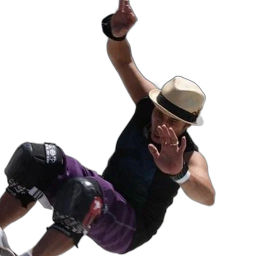 hat, skateboarder, wearing, knee transparent PNG cut-out