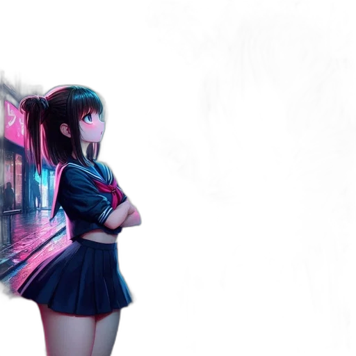 dress, jacket, robot, concept art transparent PNG cut-out