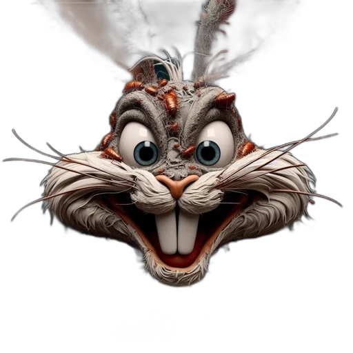 mask, face, animal, creature transparent PNG cut-out