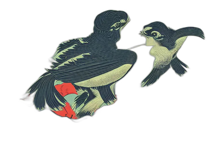 animal, creature, concept art, watercolor transparent PNG cut-out