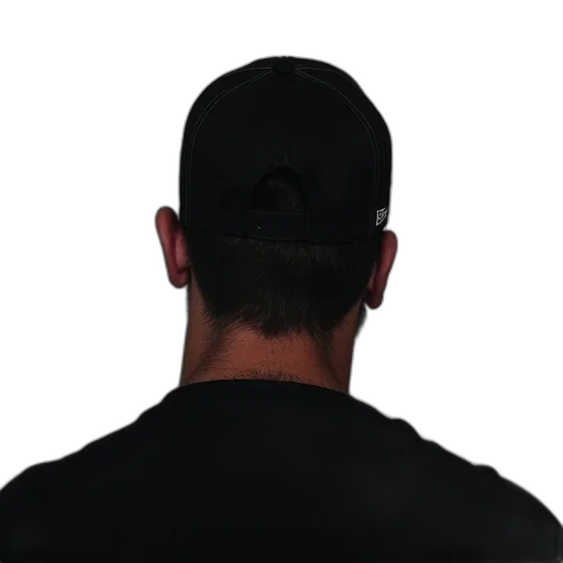 hat, face, staff, jacket transparent PNG cut-out