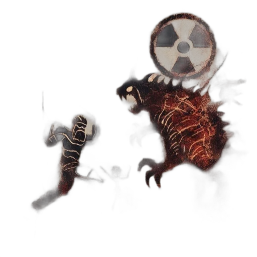 creature, animal, weapon, hair transparent PNG cut-out