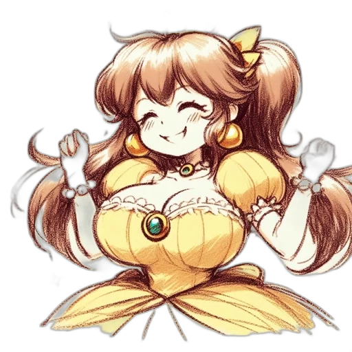 staff, dress, crown, jewelry transparent PNG cut-out
