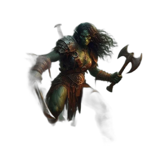 creature, dragon, staff, mask transparent PNG cut-out