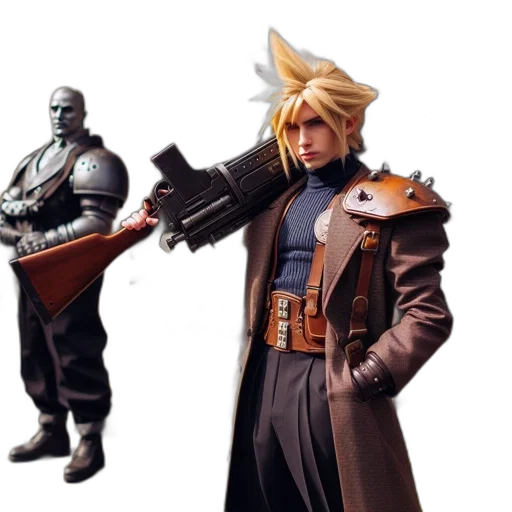 staff, jacket, concept art, fantasy art transparent PNG cut-out