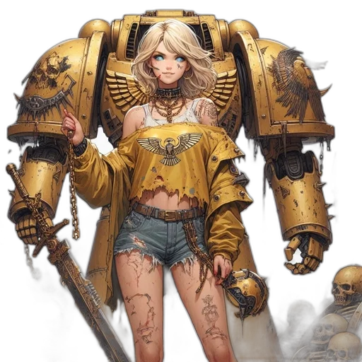 robot, weapon, concept art, fantasy art transparent PNG cut-out