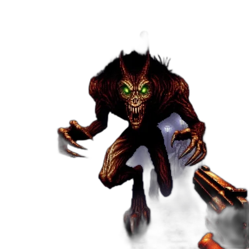creature, staff, mask, concept art transparent PNG cut-out