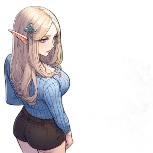 staff, dress, concept art, fantasy art transparent PNG cut-out