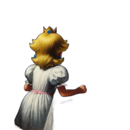 crown, dress, staff, weapon transparent PNG cut-out