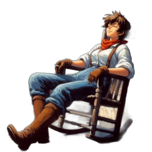 staff, furniture, jacket, robot transparent PNG cut-out