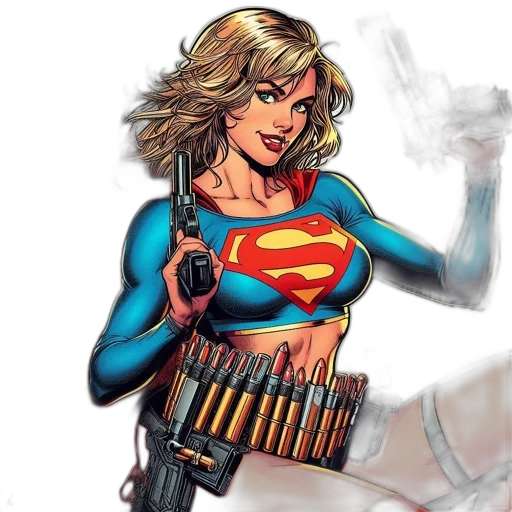 comic book art, concept art, cartoon, fantasy art transparent PNG cut-out