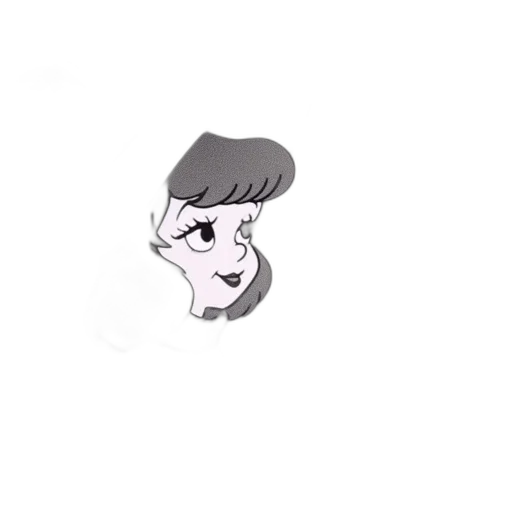 hair, creature, face, staff transparent PNG cut-out