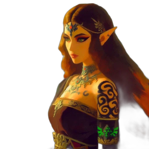 dress, fantasy art, concept art, 3d render transparent PNG cut-out