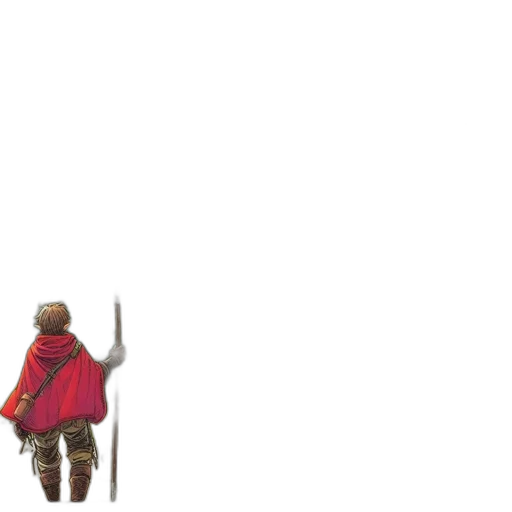 sword, staff, weapon, jacket transparent PNG cut-out