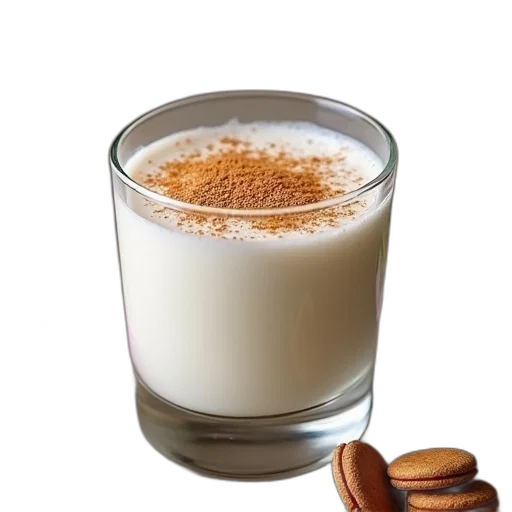 food, photorealistic, milkshah, glass transparent PNG cut-out