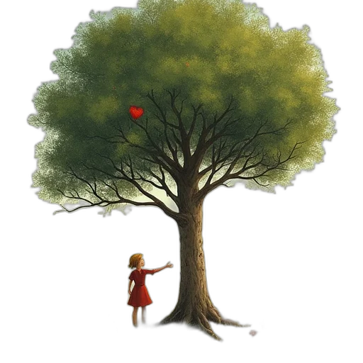 tree, dress, concept art, fantasy art transparent PNG cut-out