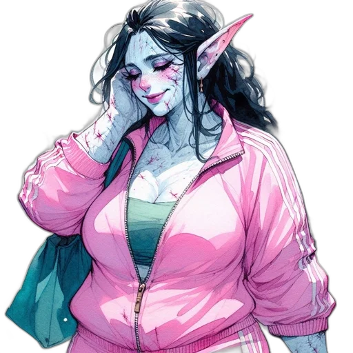 staff, creature, jacket, concept art transparent PNG cut-out