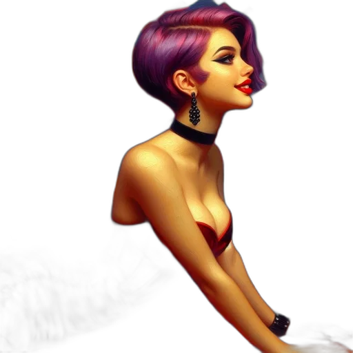 jewelry, dress, staff, hair transparent PNG cut-out