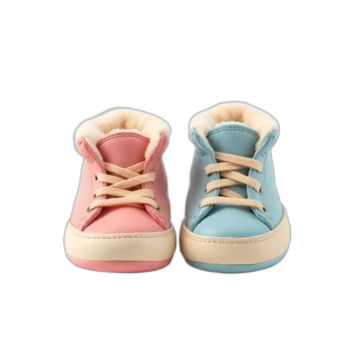 shoes, 3d render, pastel, colorful transparent PNG cut-out