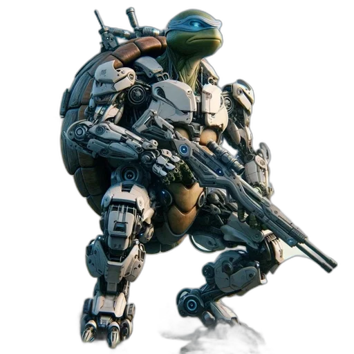 robot, weapon, animal, creature transparent PNG cut-out