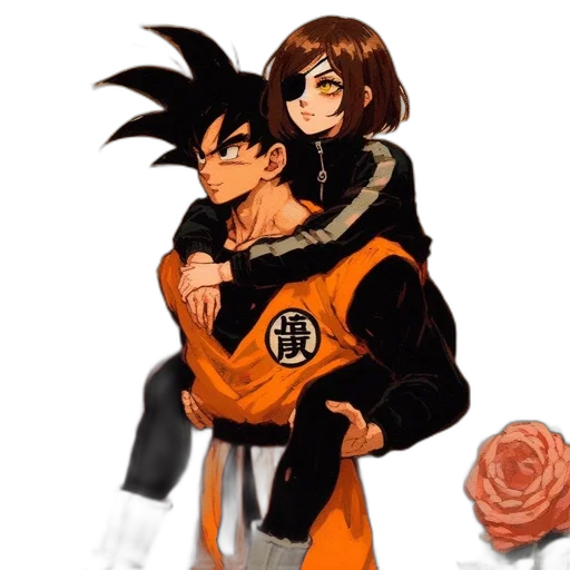 flower, jacket, anime, pixel art transparent PNG cut-out