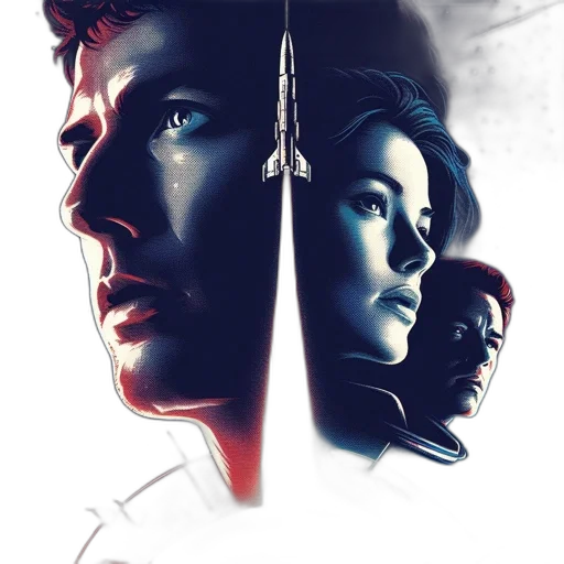 face, comic book art, concept art, photorealistic transparent PNG cut-out