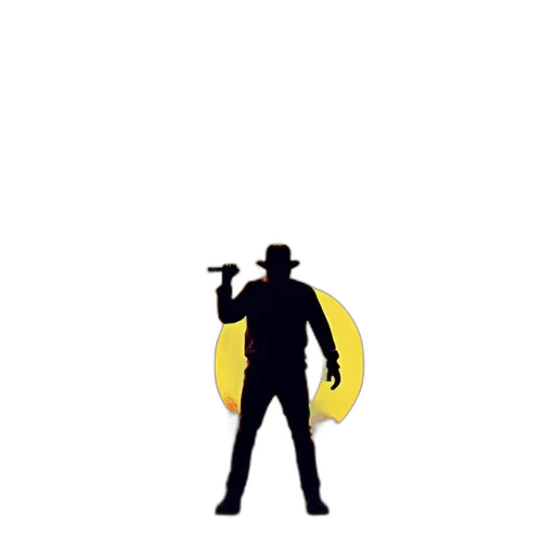 weapon, hat, staff, robot transparent PNG cut-out