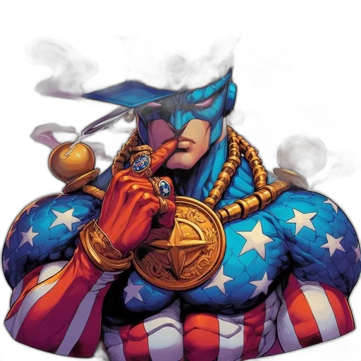 comic book art, concept art, fantasy art, muscular transparent PNG cut-out