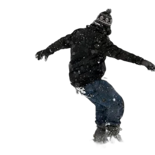 jacket, mask, creature, staff transparent PNG cut-out