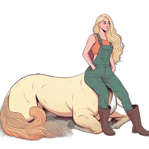 hair, animal, creature, concept art transparent PNG cut-out