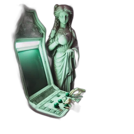 jewelry, furniture, vaporwave, 3d render transparent PNG cut-out